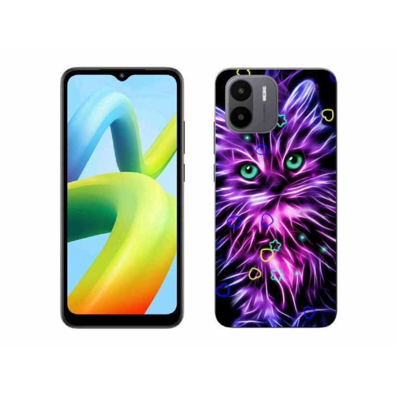 Gél borítás mmCase a Xiaomi Redmi A1/Redmi A2 készülékhez - absztrakt macska