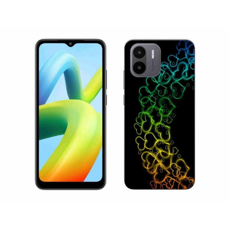 Gél borítás mmCase a Xiaomi Redmi A1/Redmi A2 készülékhez - színes szívek