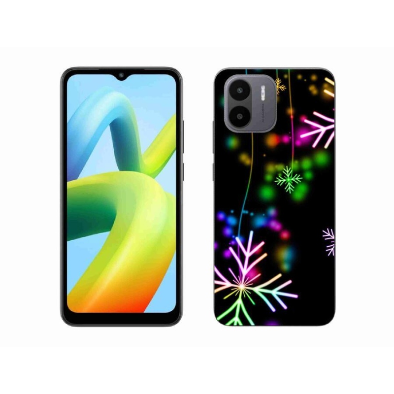 Gél borítás mmCase a Xiaomi Redmi A1/Redmi A2 készülékhez - színes pelyhekkel