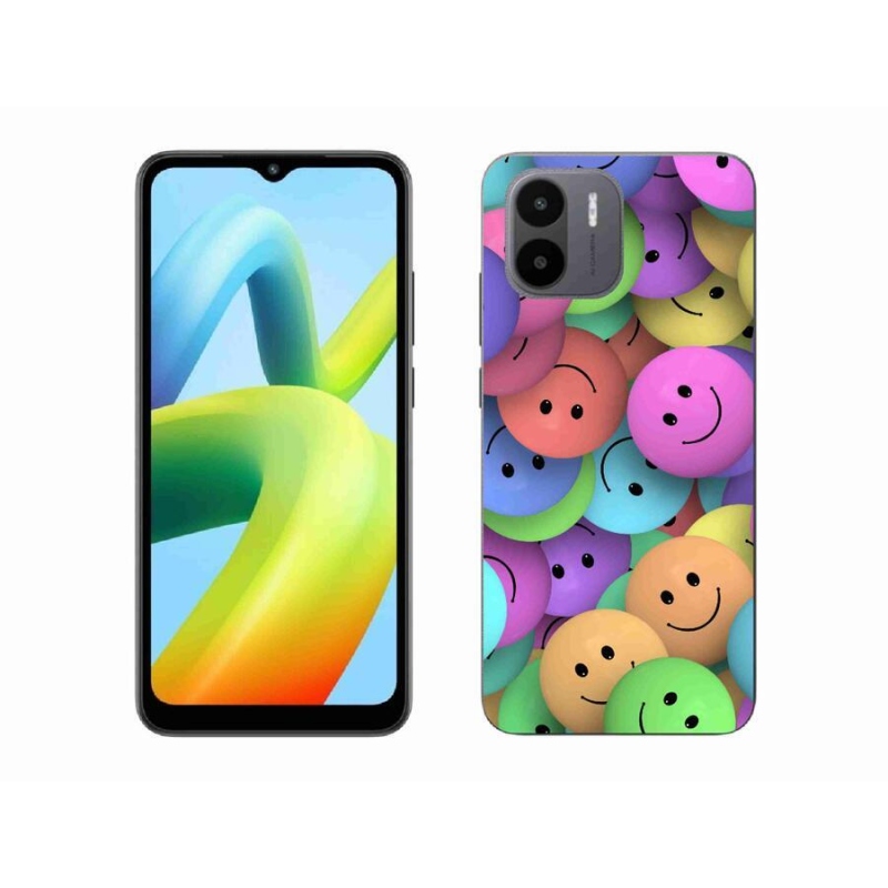 Gél borítás mmCase a Xiaomi Redmi A1/Redmi A2 készülékhez - színes smiley-kkal