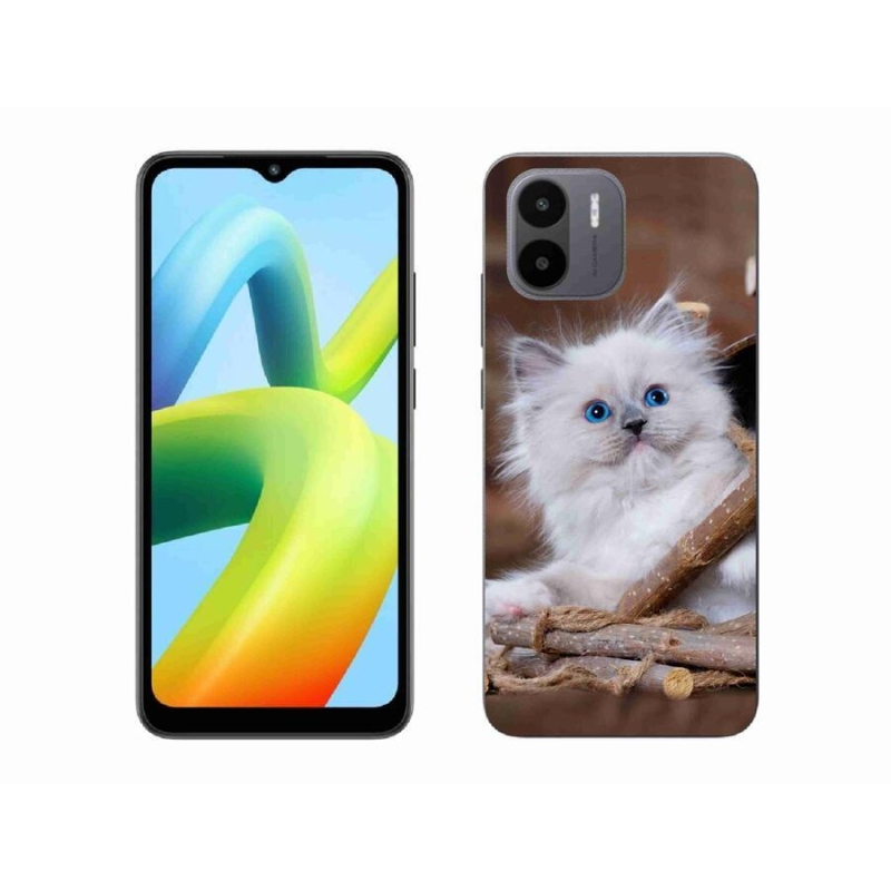 Gél borítás mmCase a Xiaomi Redmi A1/Redmi A2 készülékhez - fehér cica