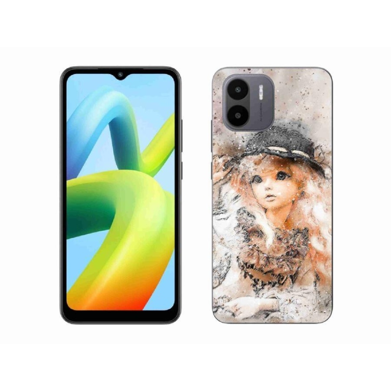 Gél borítás mmCase a Xiaomi Redmi A1/Redmi A2 készülékhez - lány kalapban