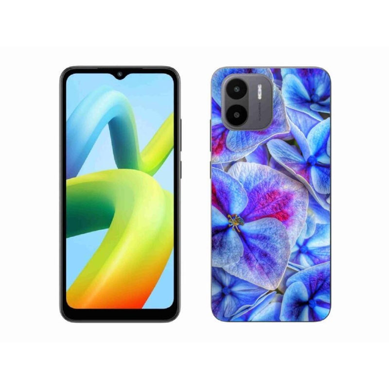 Gél borítás mmCase a Xiaomi Redmi A1/Redmi A2 - kék virágok 1