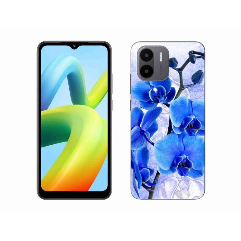 Gél borítás mmCase a Xiaomi Redmi A1/Redmi A2 készülékhez - kék virágok