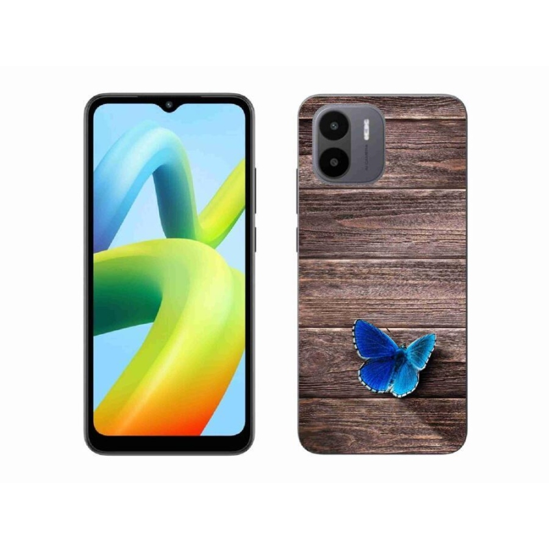Gél borítás mmCase a Xiaomi Redmi A1/Redmi A2 - kék pillangó 1