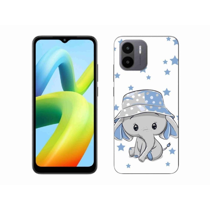 Gél borítás mmCase a Xiaomi Redmi A1/Redmi A2 készülékhez - kék elefánt