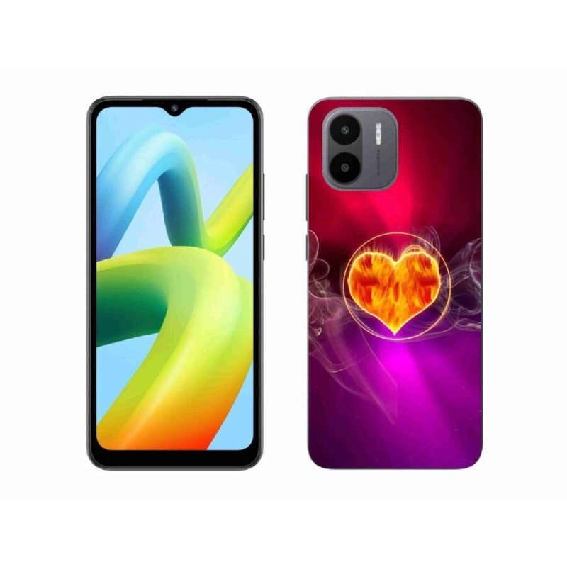Gél borítás mmCase a Xiaomi Redmi A1/Redmi A2 készülékhez - tüzes szív