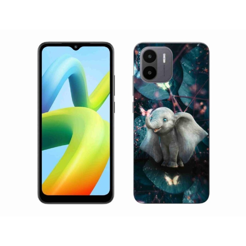 Gél borítás mmCase a Xiaomi Redmi A1/Redmi A2 készülékhez - aranyos elefánt