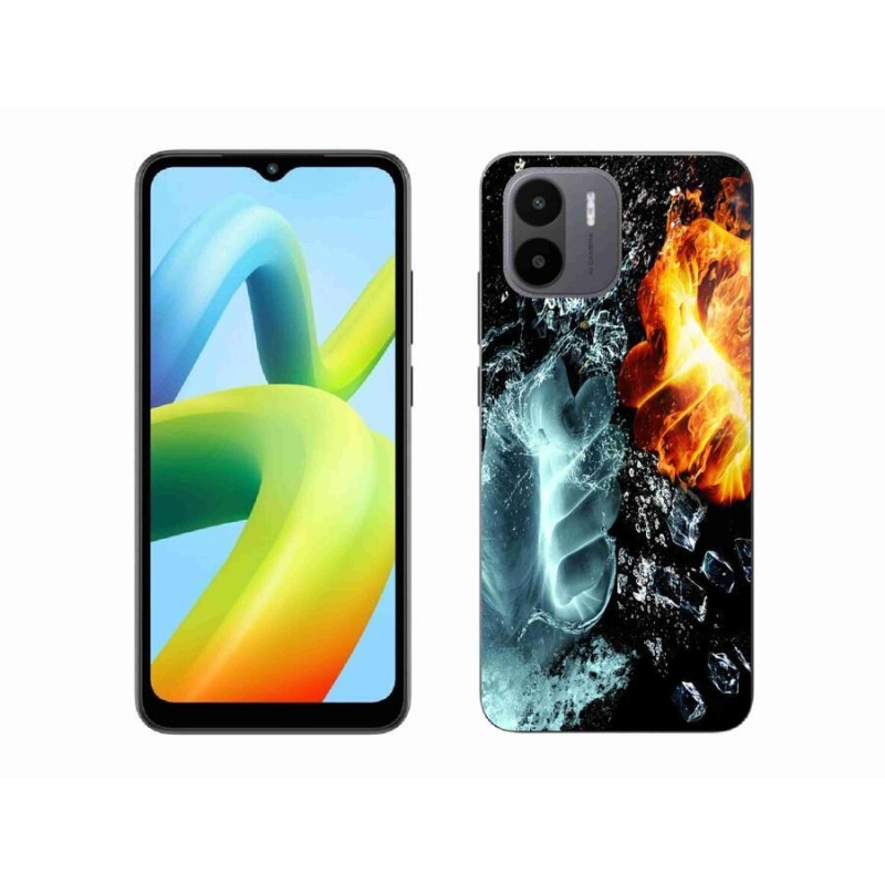 Gél borítás mmCase a Xiaomi Redmi A1/Redmi A2 - víz és tűz számára