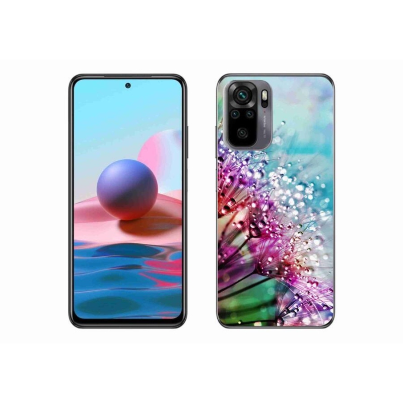 Gél borítás mmCase a Xiaomi Redmi Note 10 4G-hez - színes virágok