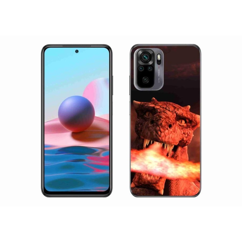 Gél borítás mmCase a Xiaomi Redmi Note 10 4G-hez - sárkány