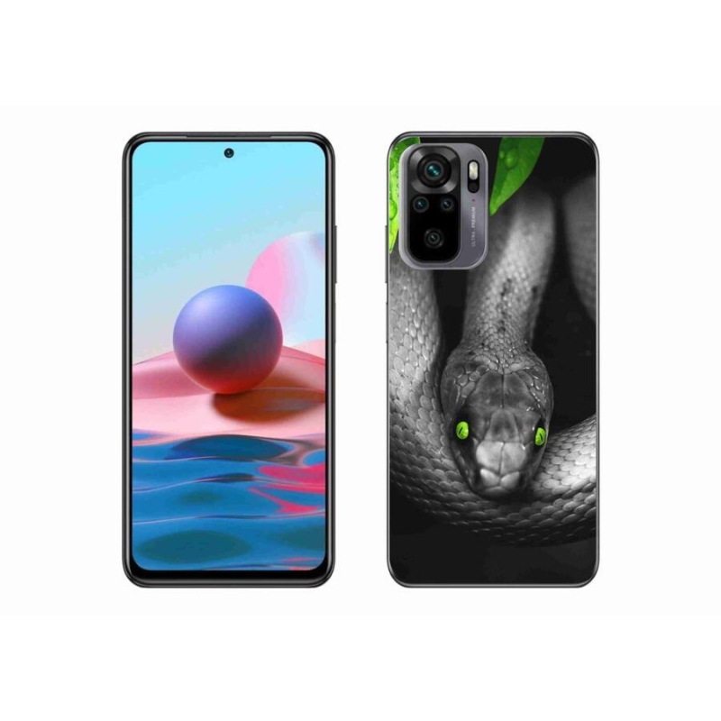 Gél borítás mmCase a Xiaomi Redmi Note 10 4G - kígyóhoz