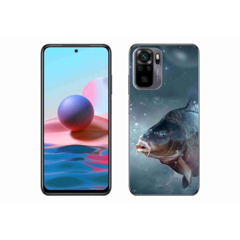 Gél borítás mmCase a Xiaomi Redmi Note 10 4G-hez - ponty és buborékok