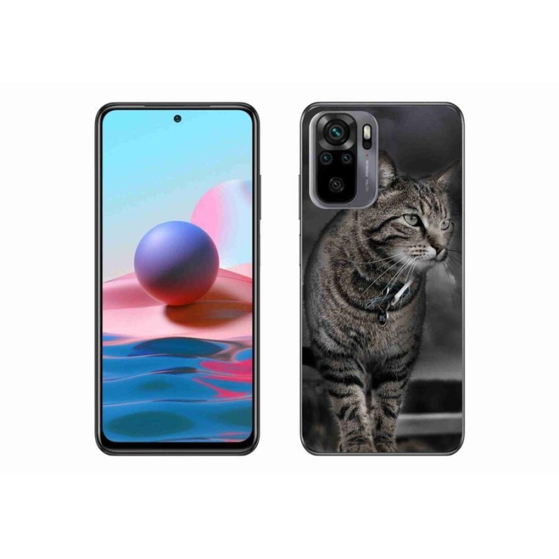 Gél borítás mmCase a Xiaomi Redmi Note 10 4G-hez - macska