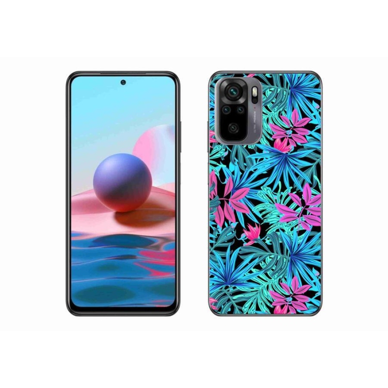 Gél borító mmCase a Xiaomi Redmi Note 10 4G-hez - virágok 3