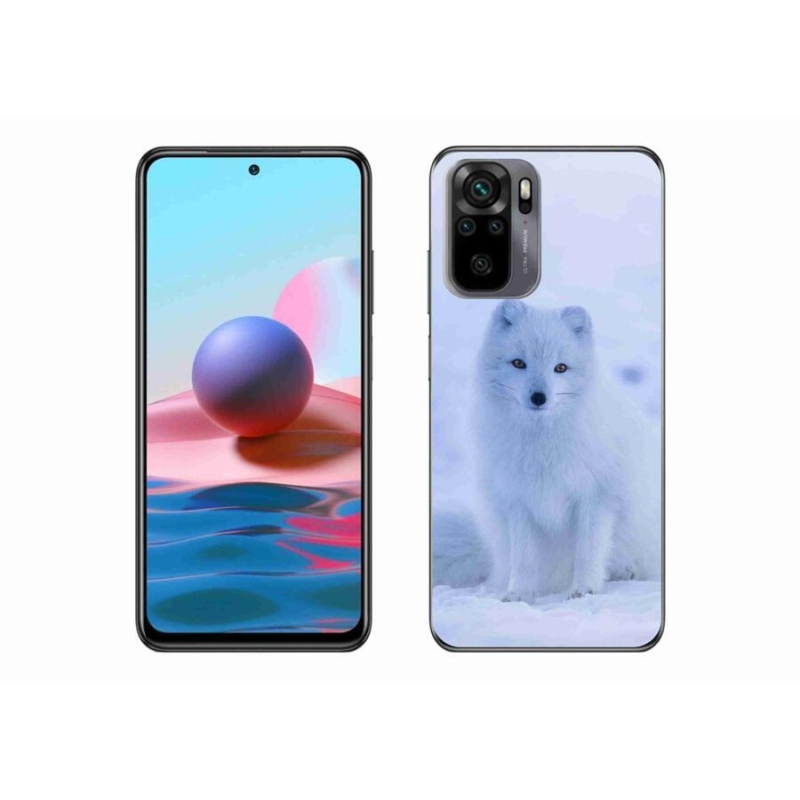 Gél borítás mmCase a Xiaomi Redmi Note 10 4G készülékhez - polár róka