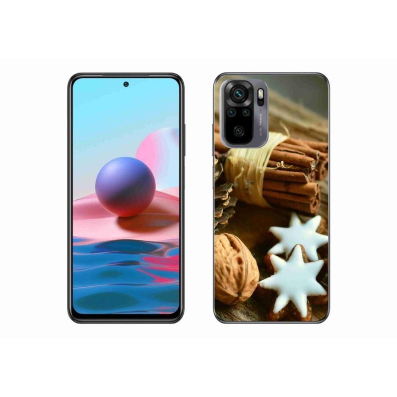 Gél borítás mmCase a Xiaomi Redmi Note 10 4G-hez - fahéj és mézeskalács