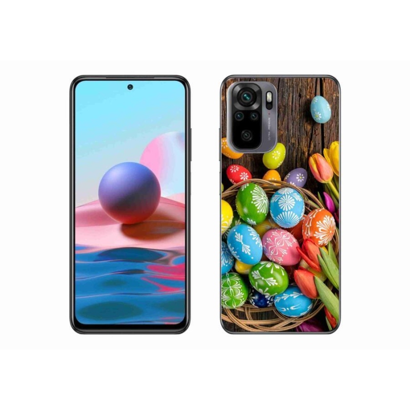Gél borítás mmCase a Xiaomi Redmi Note 10 4G-hez - Húsvéti tojás