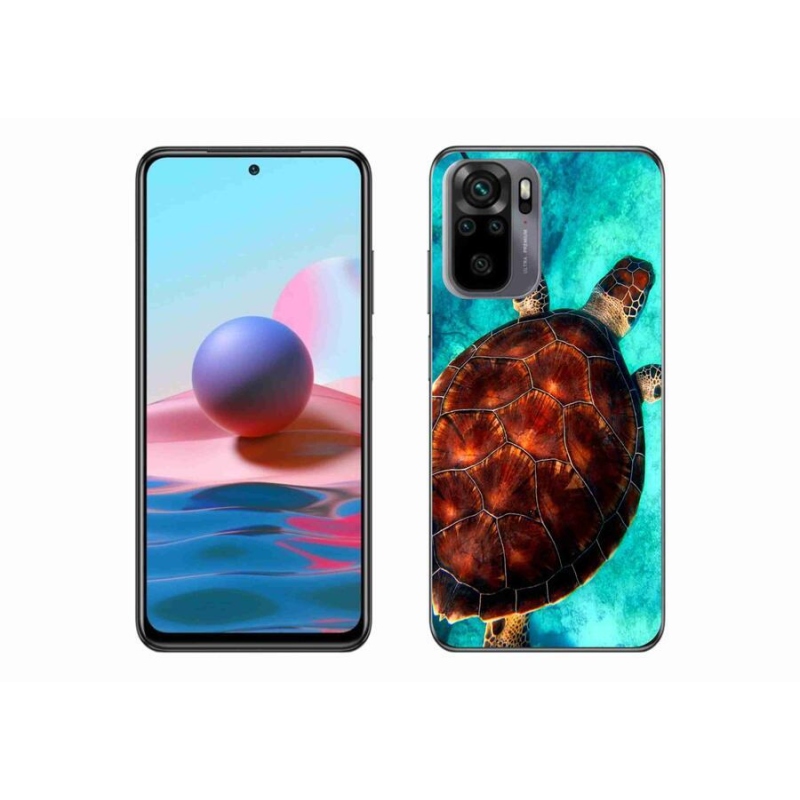 Gél borítás mmCase a Xiaomi Redmi Note 10 4G-hez - teknősbéka