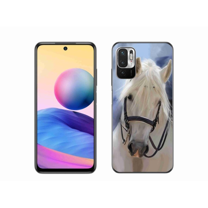 Gél borítás mmCase a Xiaomi Redmi Note 10 5G-hez - fehér ló