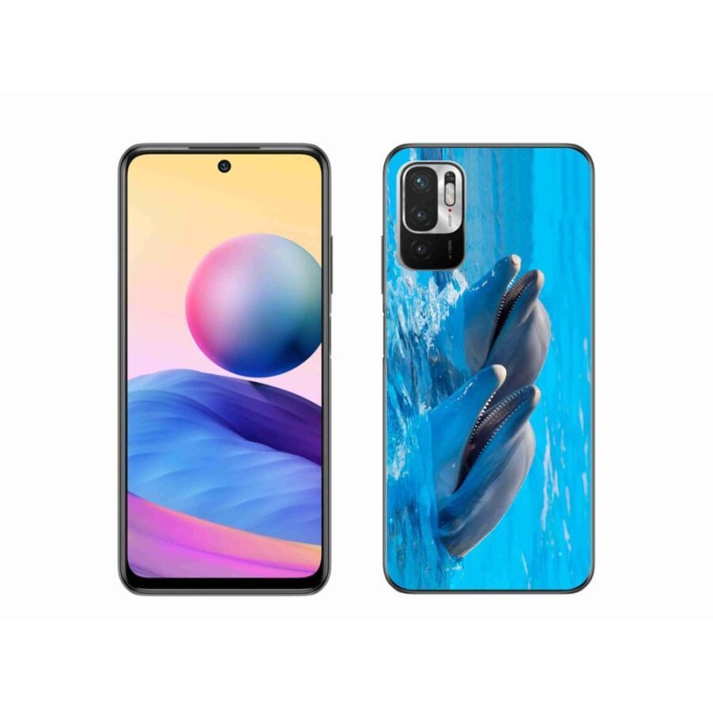 Gél borítás mmCase a Xiaomi Redmi Note 10 5G-hez - delfinek