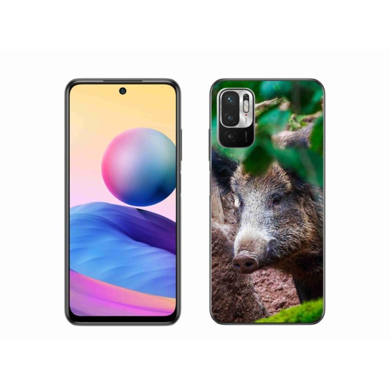 Gél borítás mmCase a Xiaomi Redmi Note 10 5G-hez - vaddisznó