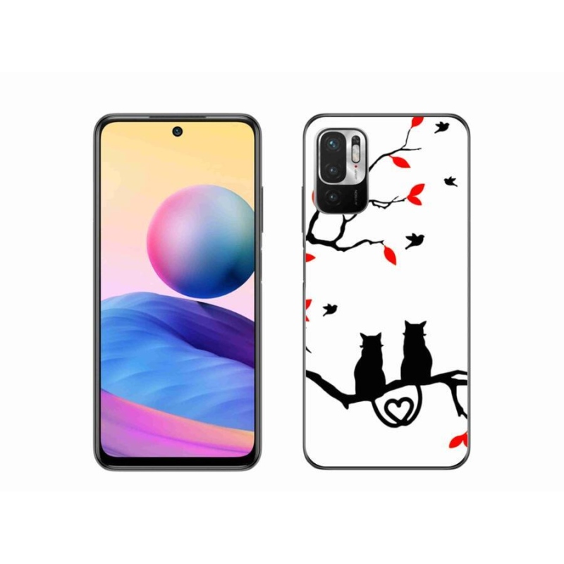 Gél borító mmCase a Xiaomi Redmi Note 10 5G-hez - macskaszerelem