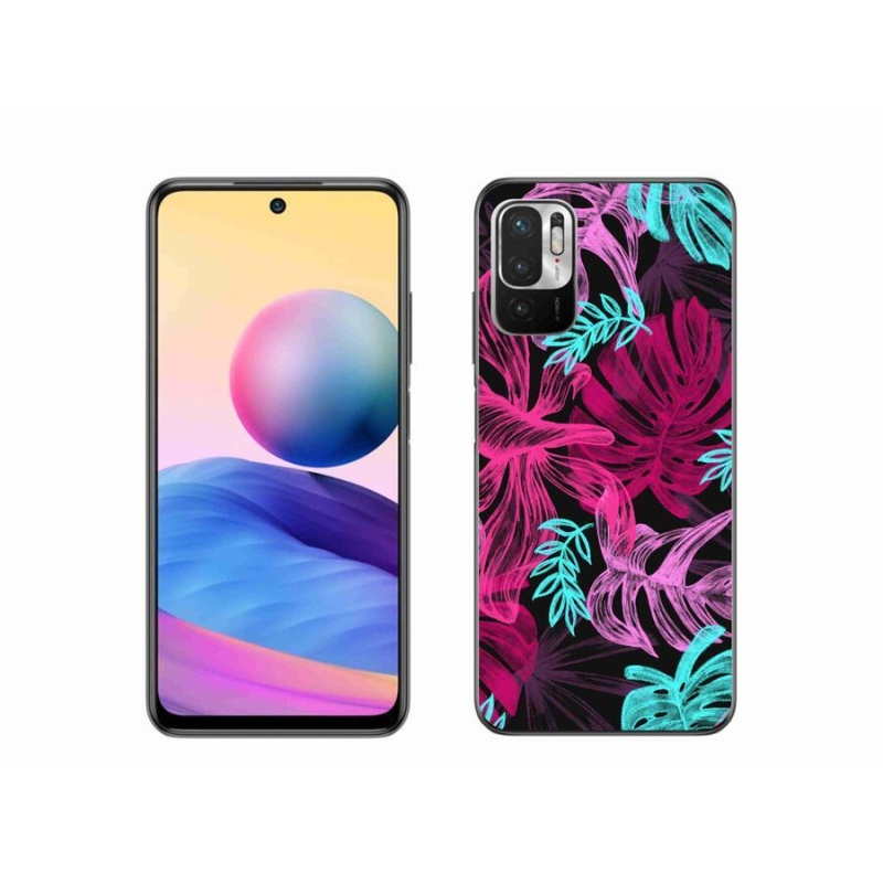 Gél borító mmCase a Xiaomi Redmi Note 10 5G-hez - virágok 1