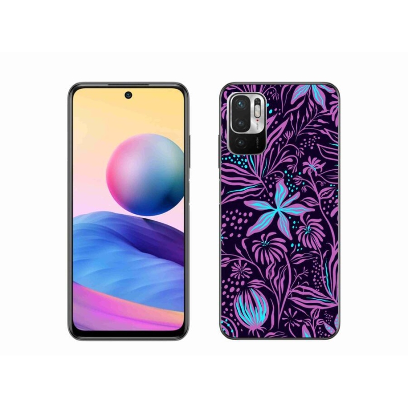 Gél borító mmCase a Xiaomi Redmi Note 10 5G-hez - virágok 2
