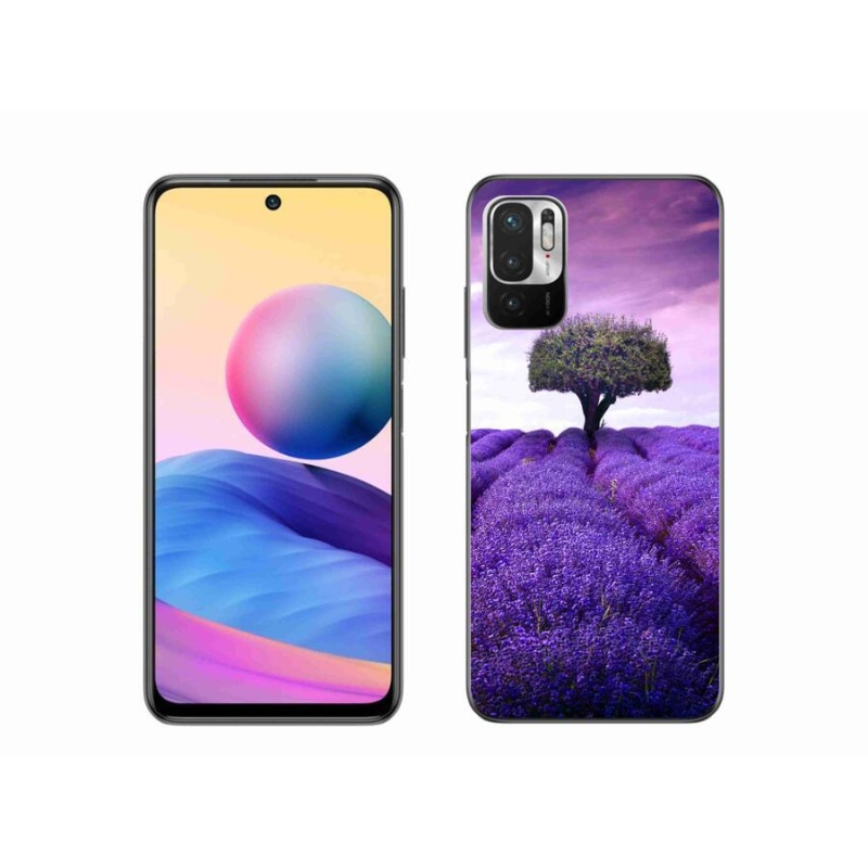 Gél borítás mmCase a Xiaomi Redmi Note 10 5G készülékhez - levendula rét