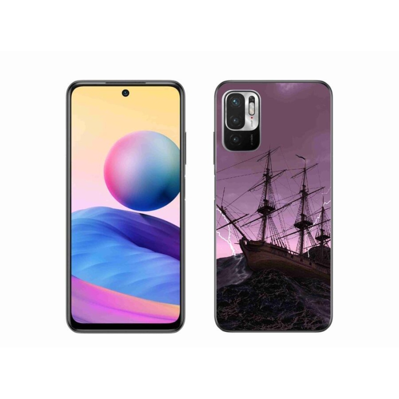 Gél borítás mmCase a Xiaomi Redmi Note 10 5G-hez - hajó a viharban