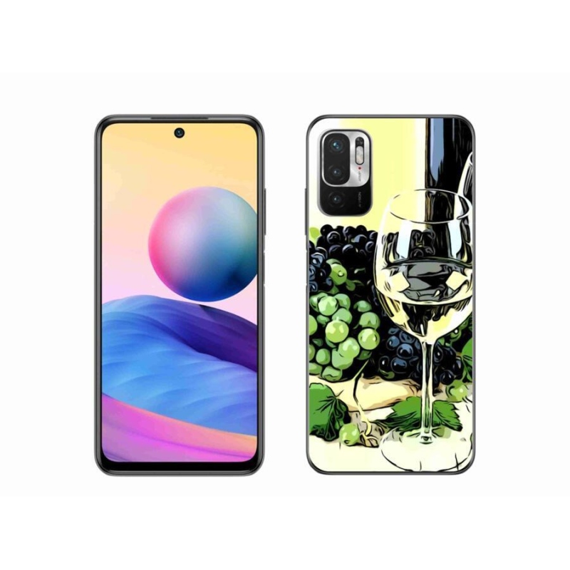 Gél borítás mmCase a Xiaomi Redmi Note 10 5G-hez - pohár bor