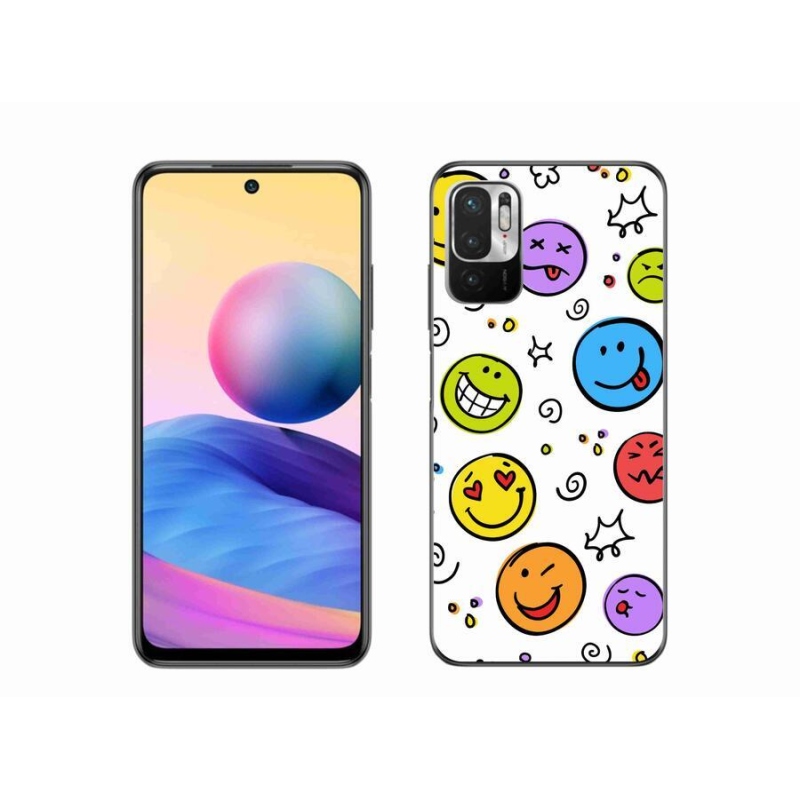 Gél borító mmCase a Xiaomi Redmi Note 10 5G-hez - smiley-k