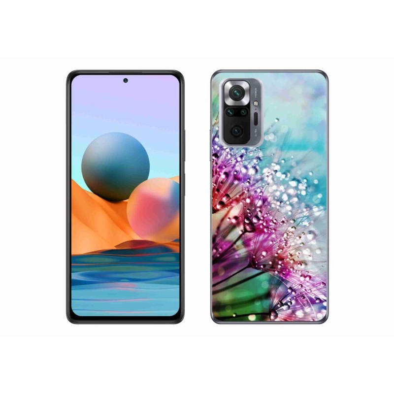 Gél borítás mmCase a Xiaomi Redmi Note 10 Pro számára - színes virágok