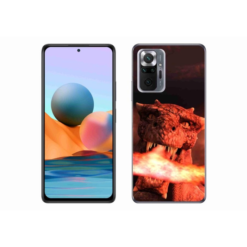 Zselés borítás mmCase a Xiaomi Redmi Note 10 Pro-hoz - sárkány