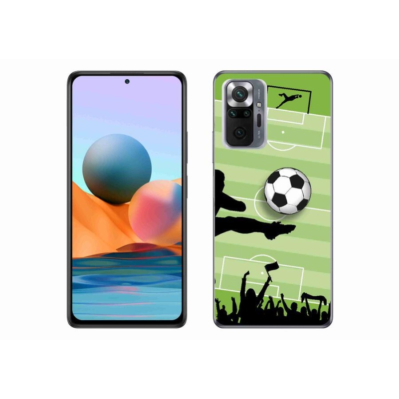 Gél borítás mmCase a Xiaomi Redmi Note 10 Pro-hoz - futball 3