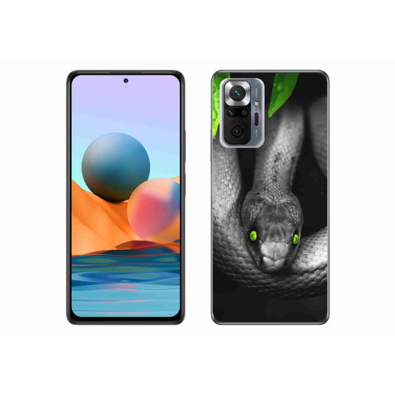 Gél borítás mmCase a Xiaomi Redmi Note 10 Pro számára - kígyó