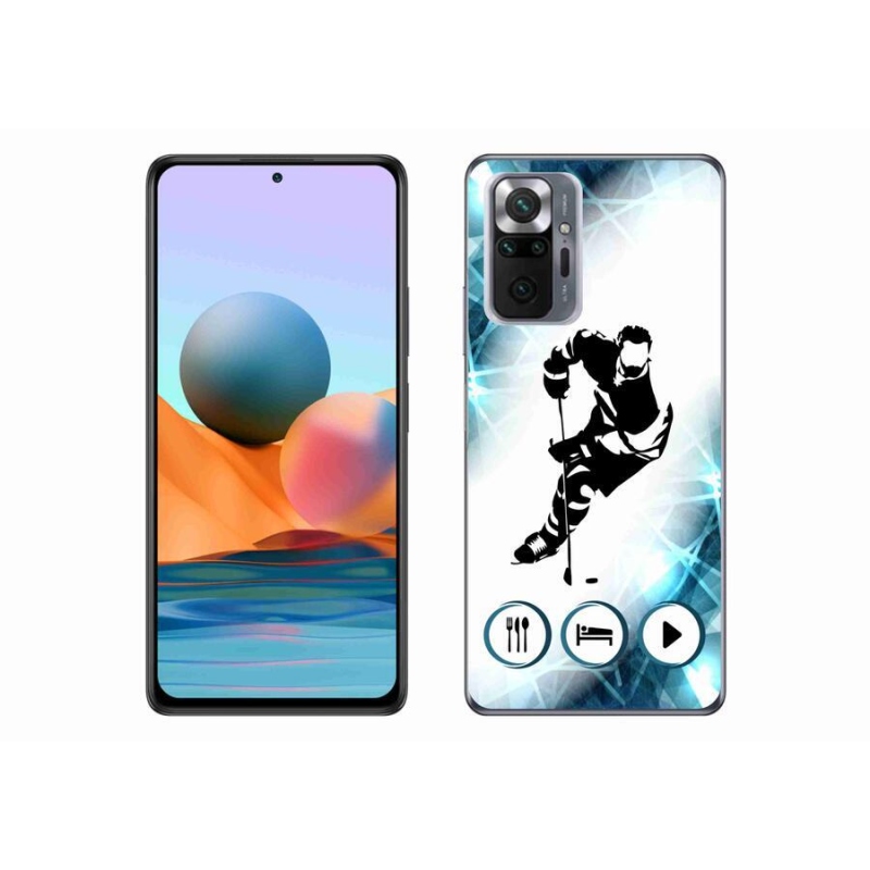Gél borítás mmCase a Xiaomi Redmi Note 10 Pro számára - hoki 1