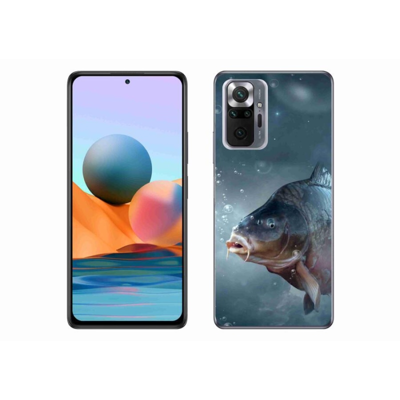 Gél borítás mmCase a Xiaomi Redmi Note 10 Pro számára - ponty és buborékok