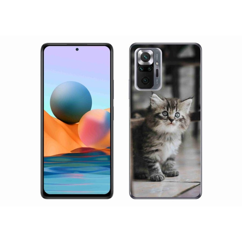 Gél borítás mmCase a Xiaomi Redmi Note 10 Pro készülékhez - cica