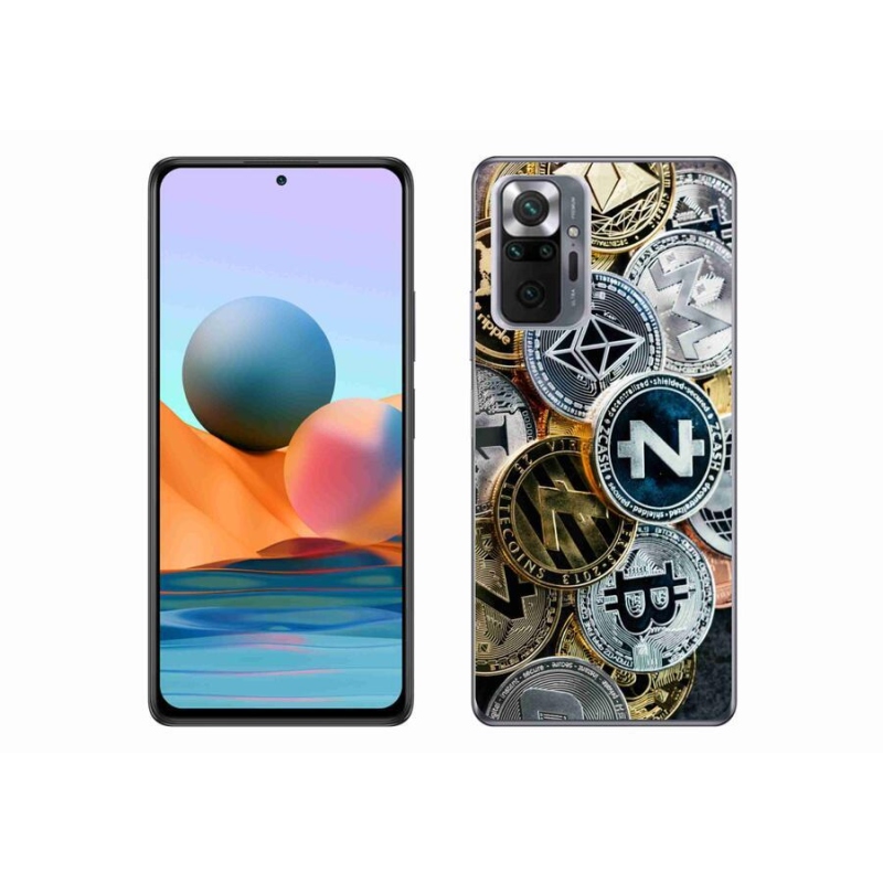 Gél borítás mmCase a Xiaomi Redmi Note 10 Pro számára - kriptovaluták