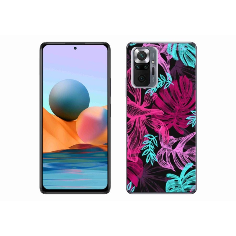 Gél borítás mmCase a Xiaomi Redmi Note 10 Pro számára - virágok 1