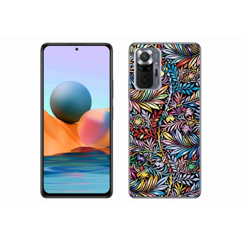 Gél borítás mmCase a Xiaomi Redmi Note 10 Pro számára - virágok 5