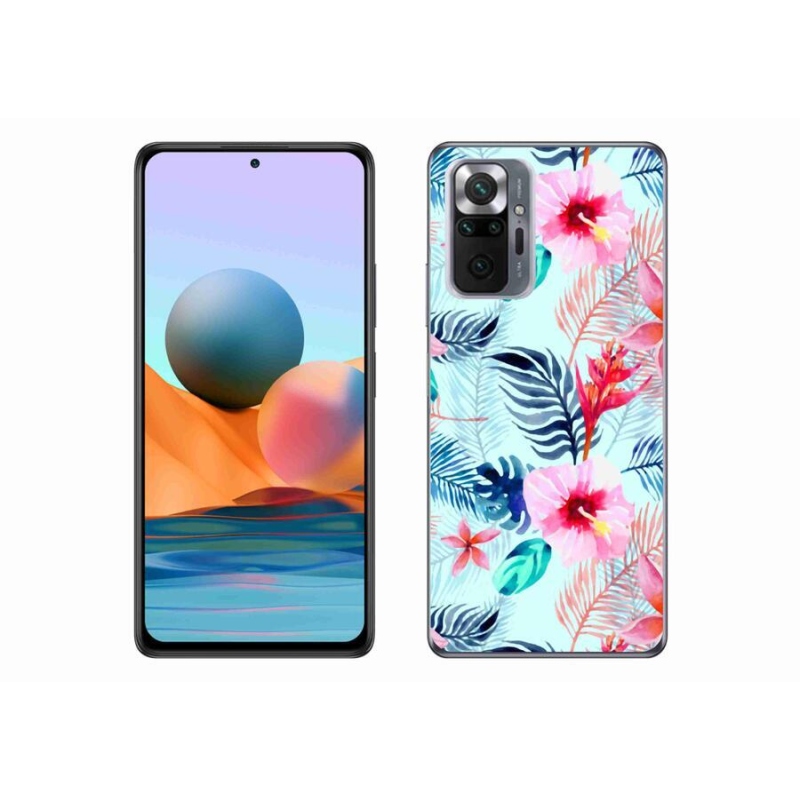 Gél borítás mmCase a Xiaomi Redmi Note 10 Pro számára - virágok