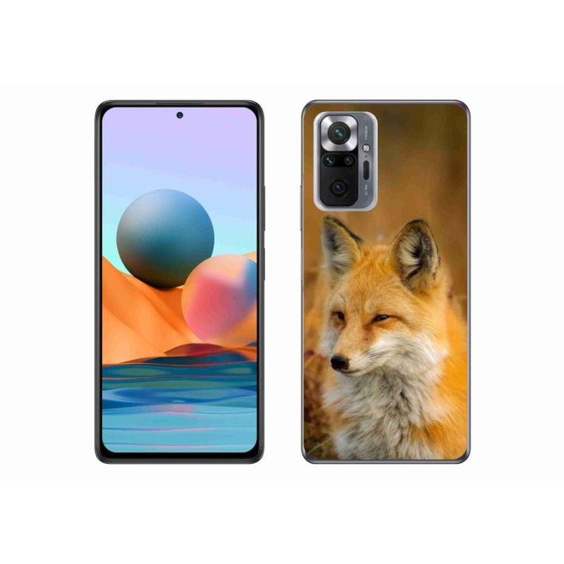 Gél borítás mmCase a Xiaomi Redmi Note 10 Pro készülékhez - róka