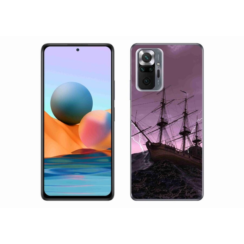 Zselés borítás mmCase a Xiaomi Redmi Note 10 Pro-hoz - hajó a viharban