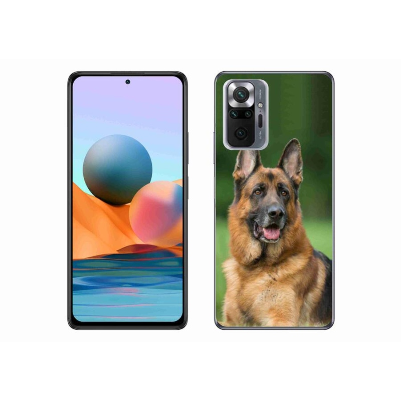 Gél borítás mmCase a Xiaomi Redmi Note 10 Pro készülékhez - Német juhászkutya