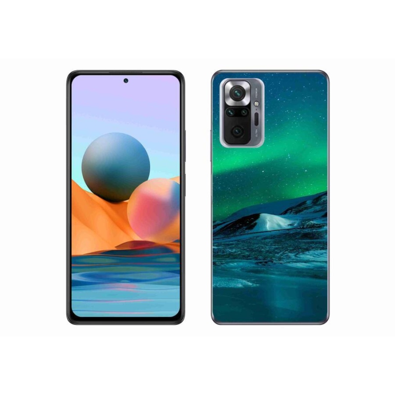 Gél borítás mmCase a Xiaomi Redmi Note 10 Pro-hoz - aurora borealis