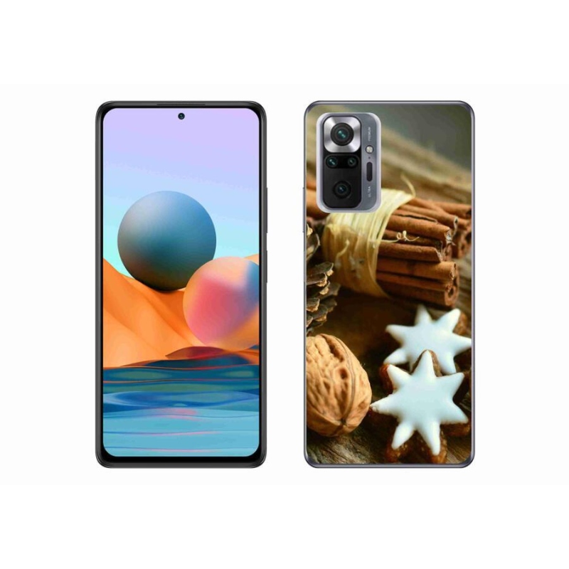 Gél borítás mmCase a Xiaomi Redmi Note 10 Pro számára - fahéj és mézeskalács