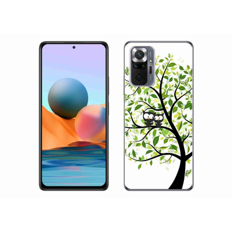 Gél borítás mmCase a Xiaomi Redmi Note 10 Pro számára - baglyok a fán